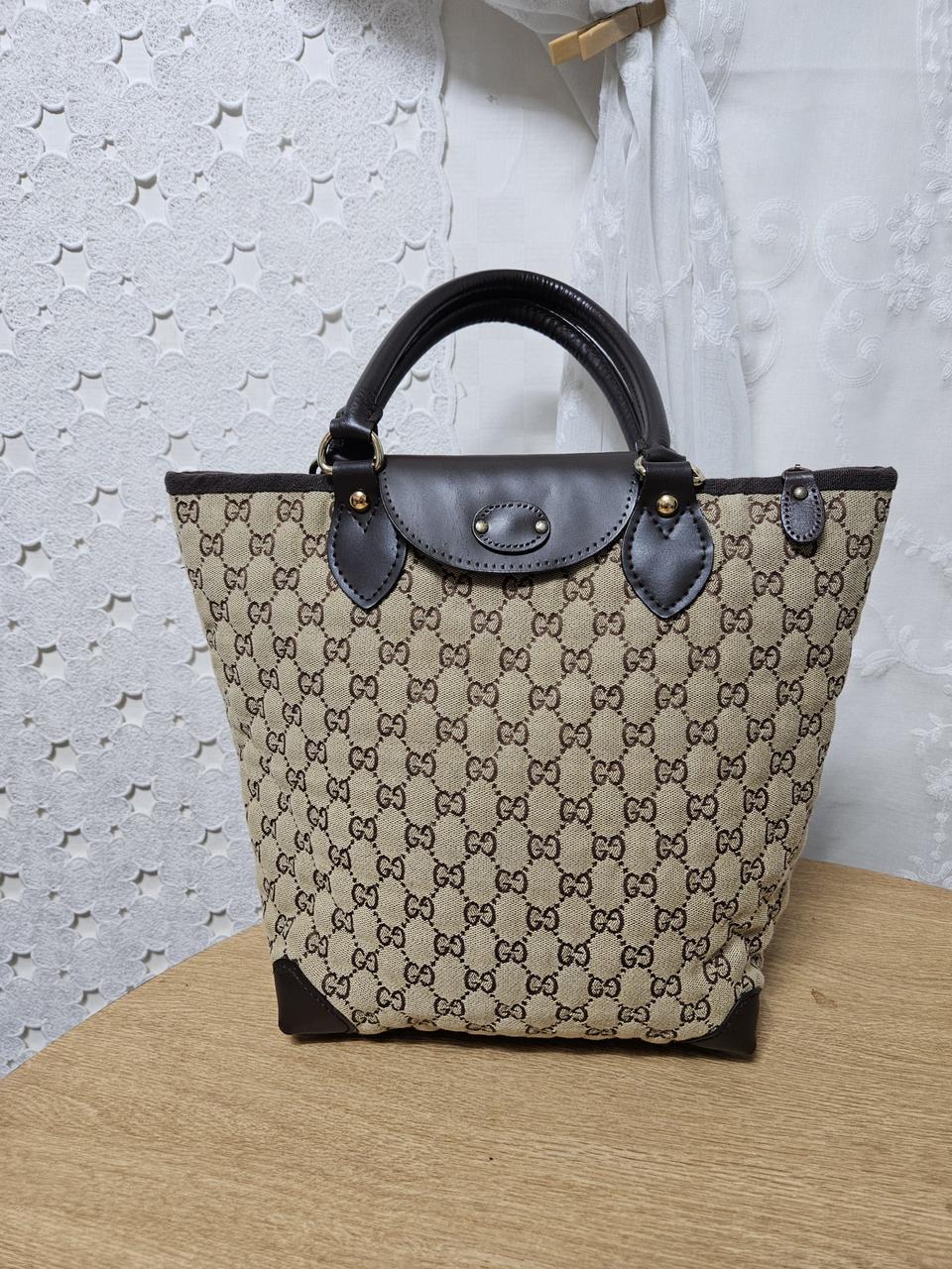 구찌로고 토트백 숄더백