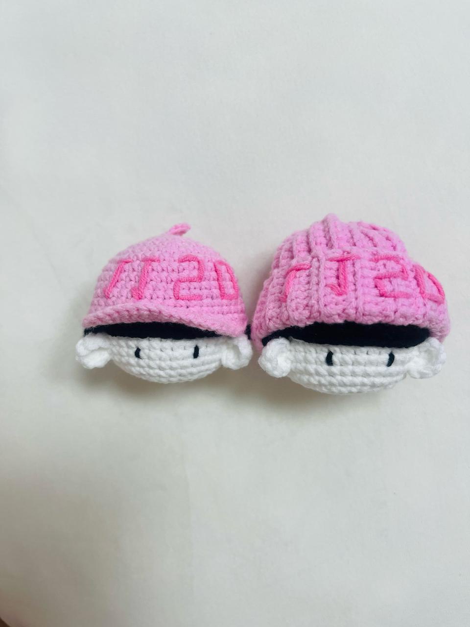 손뜨개 인형키링 가방고리