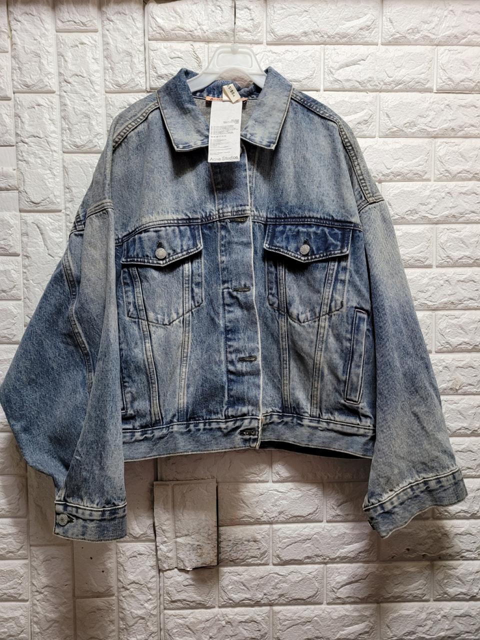 아크네 스튜디오 오버핏 데님 자켓