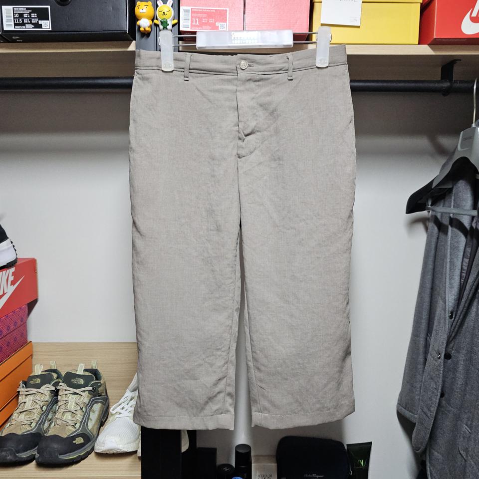 에피그램 24년 시어서커느낌 허리후면밴드 남성 7부반바지 32