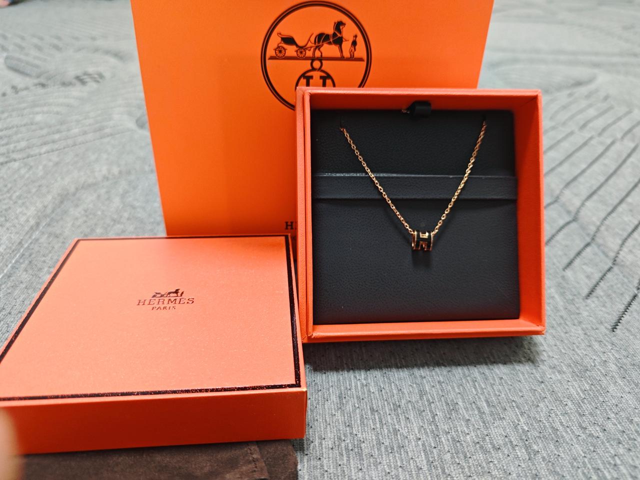 에르메스 미니 팝아슈 펜던트네크리스목걸이
