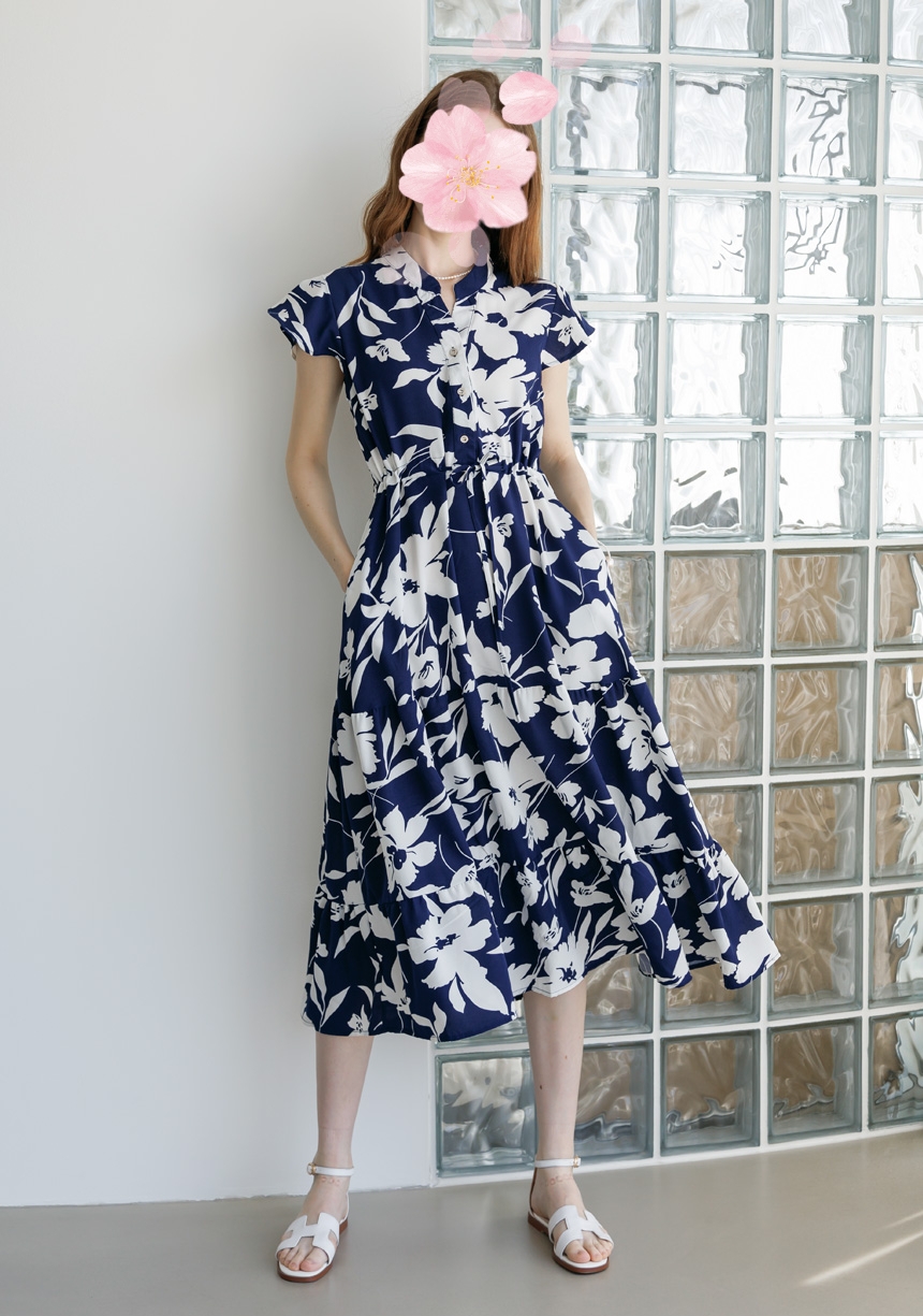 새상품)플라워 원피스 데이트룩 여행룩