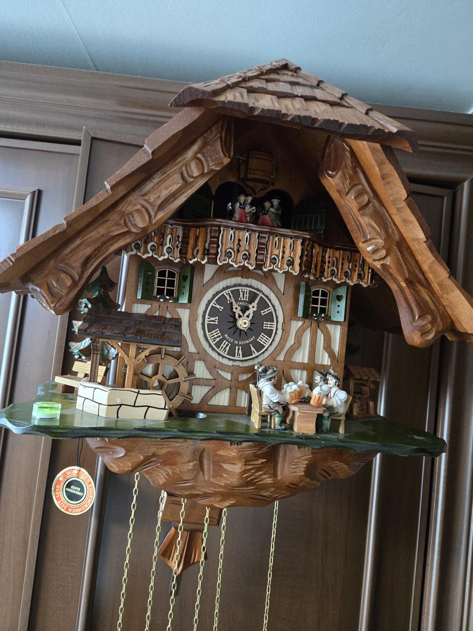 독일제 오리지날 수제 뻐꾸기 시계(딱  한번사용 거의 신제품)