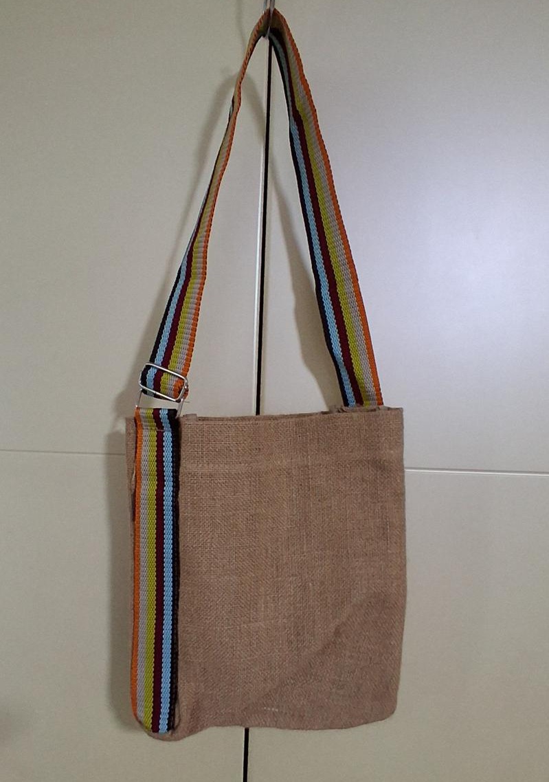 황마 린넨 숄더백