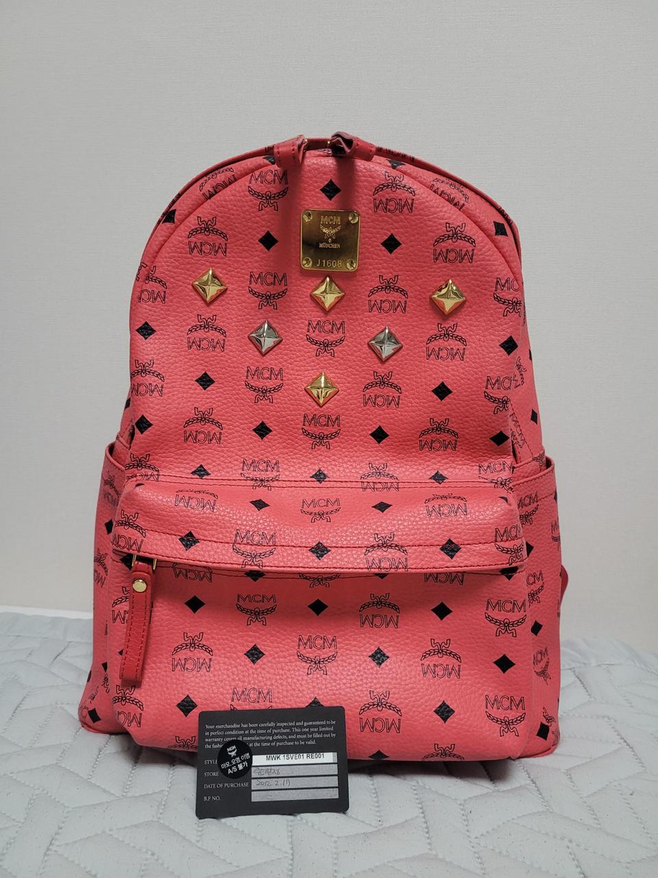 정품mcm백팩