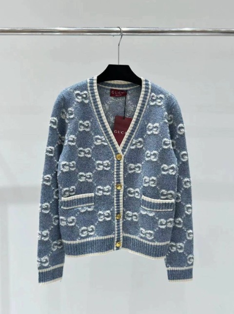 구찌  GG울 니트 가디건