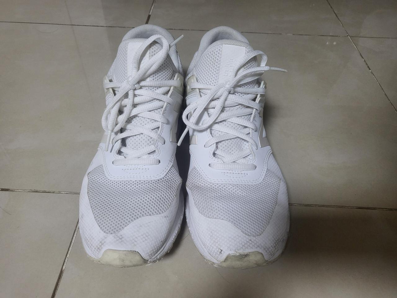 (260) 뉴발란스 574 올백 화이트 스니커즈