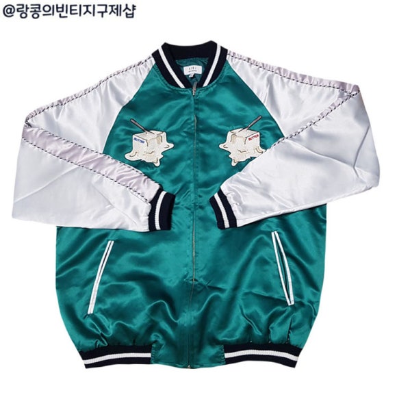 OIOI 올드스쿨 빈티지 스카쟌 자켓