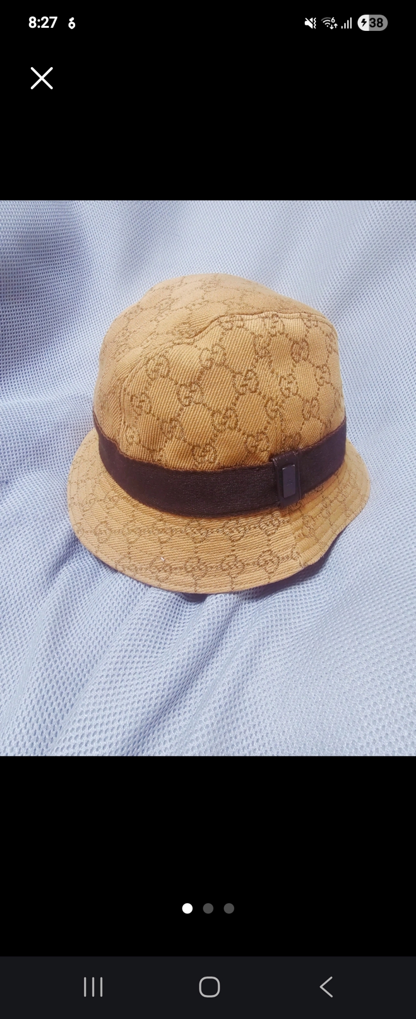 특가) 정품구찌 여성버킷햇m