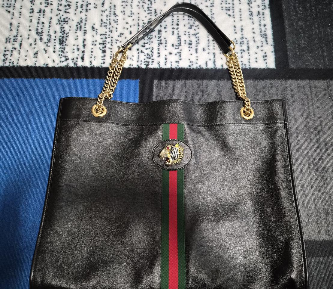 구찌 라자 타이거 헤드 숄더백