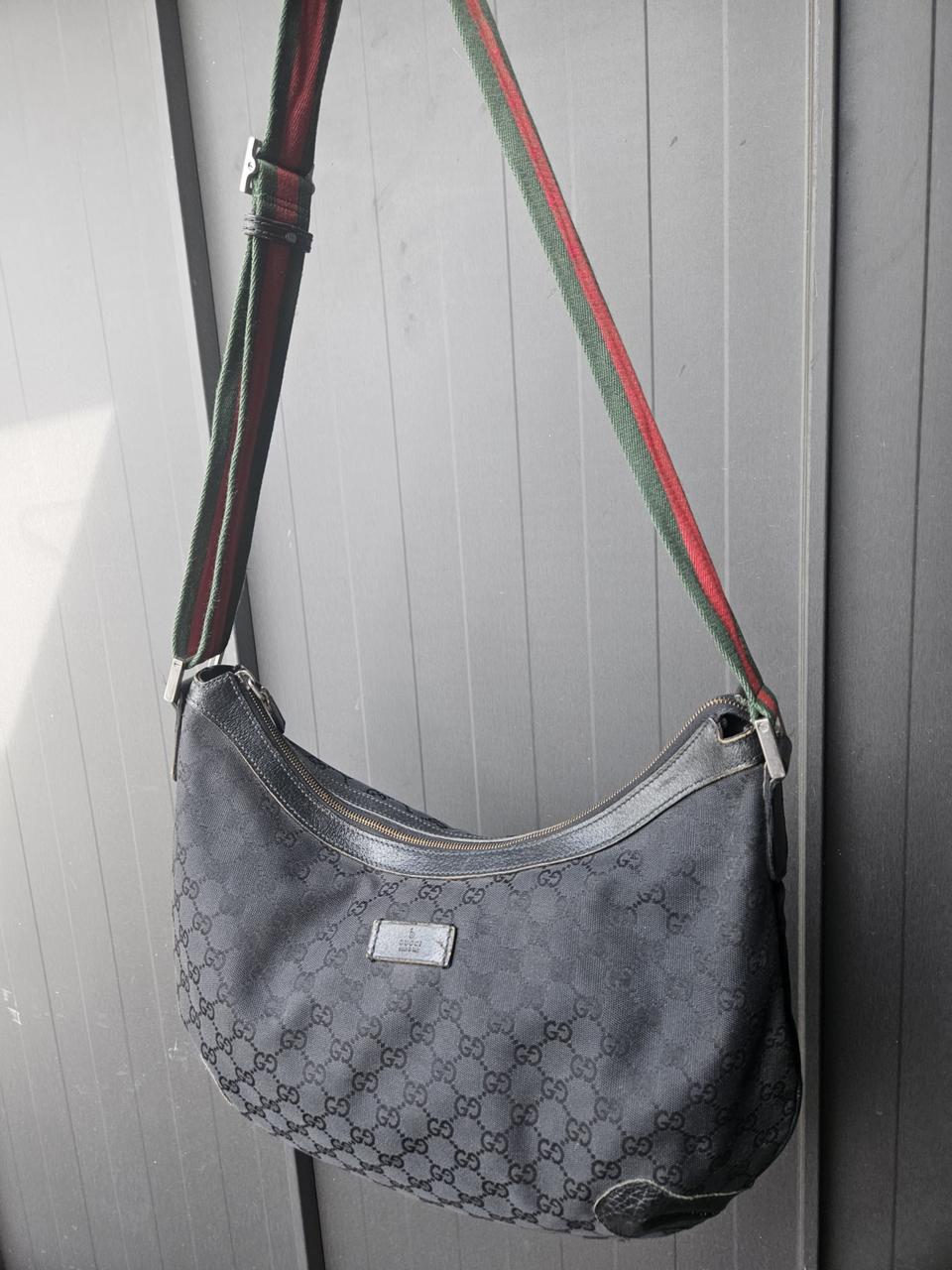 ●구찌 정품 GG 자카드 크로스백 바디백 슬링백