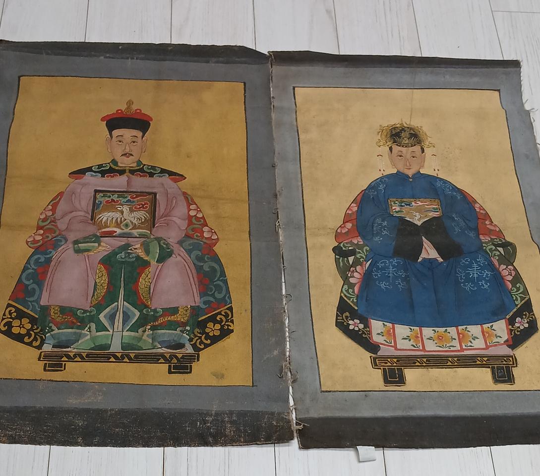 청나라 황재황후그림