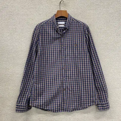 지오지아 캐주얼 체크셔츠 105 D09507