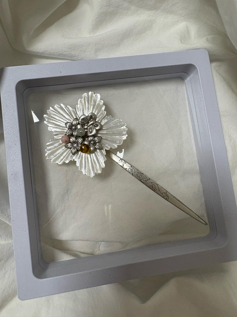 순은자개꽃머리꽂이 판매합니다