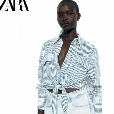 ZARA 자라 스트라이크 셔츠