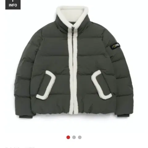 내셔널지오그래픽 라루스 코지 푸퍼 패딩 카키