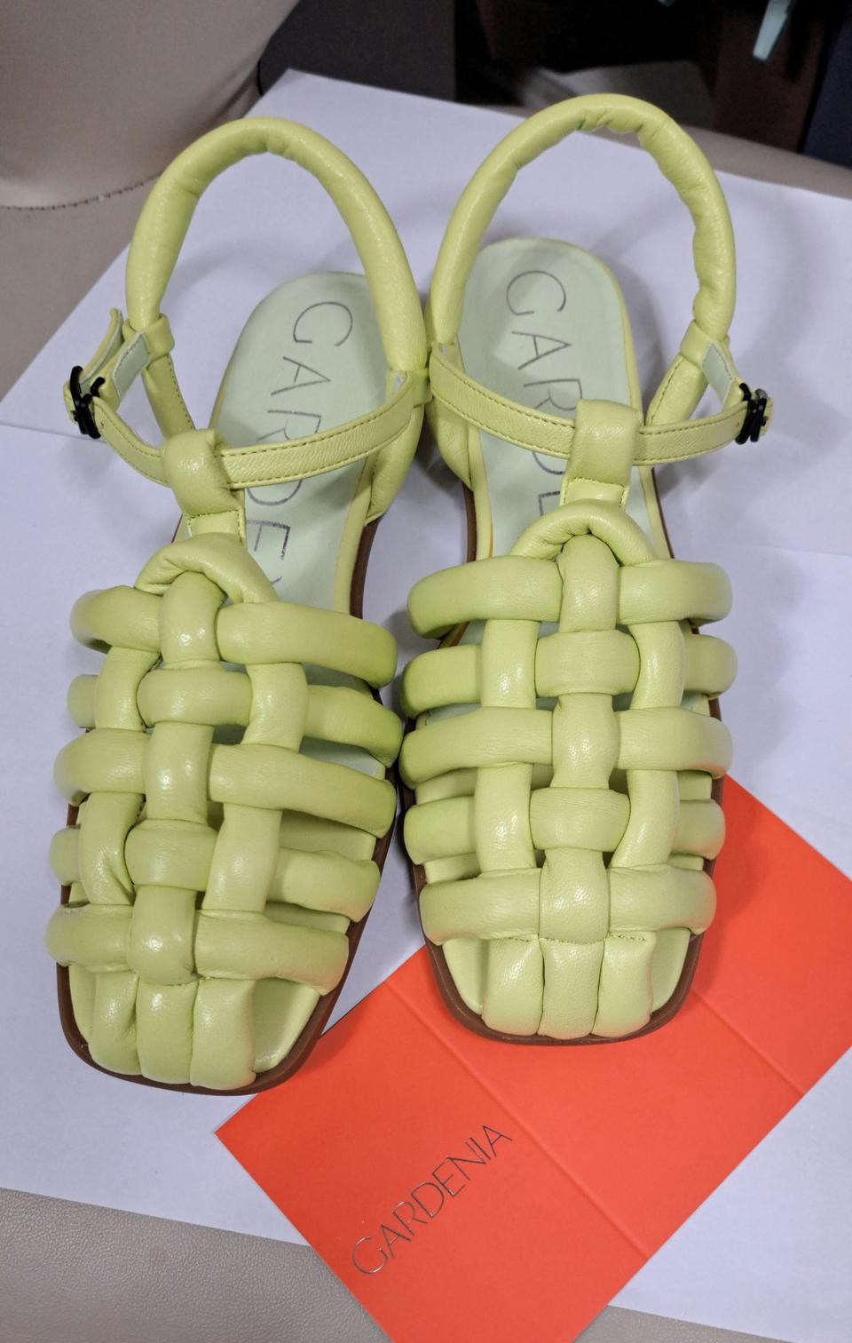 "가드니아" 밍글 샌들 - 240(라임)