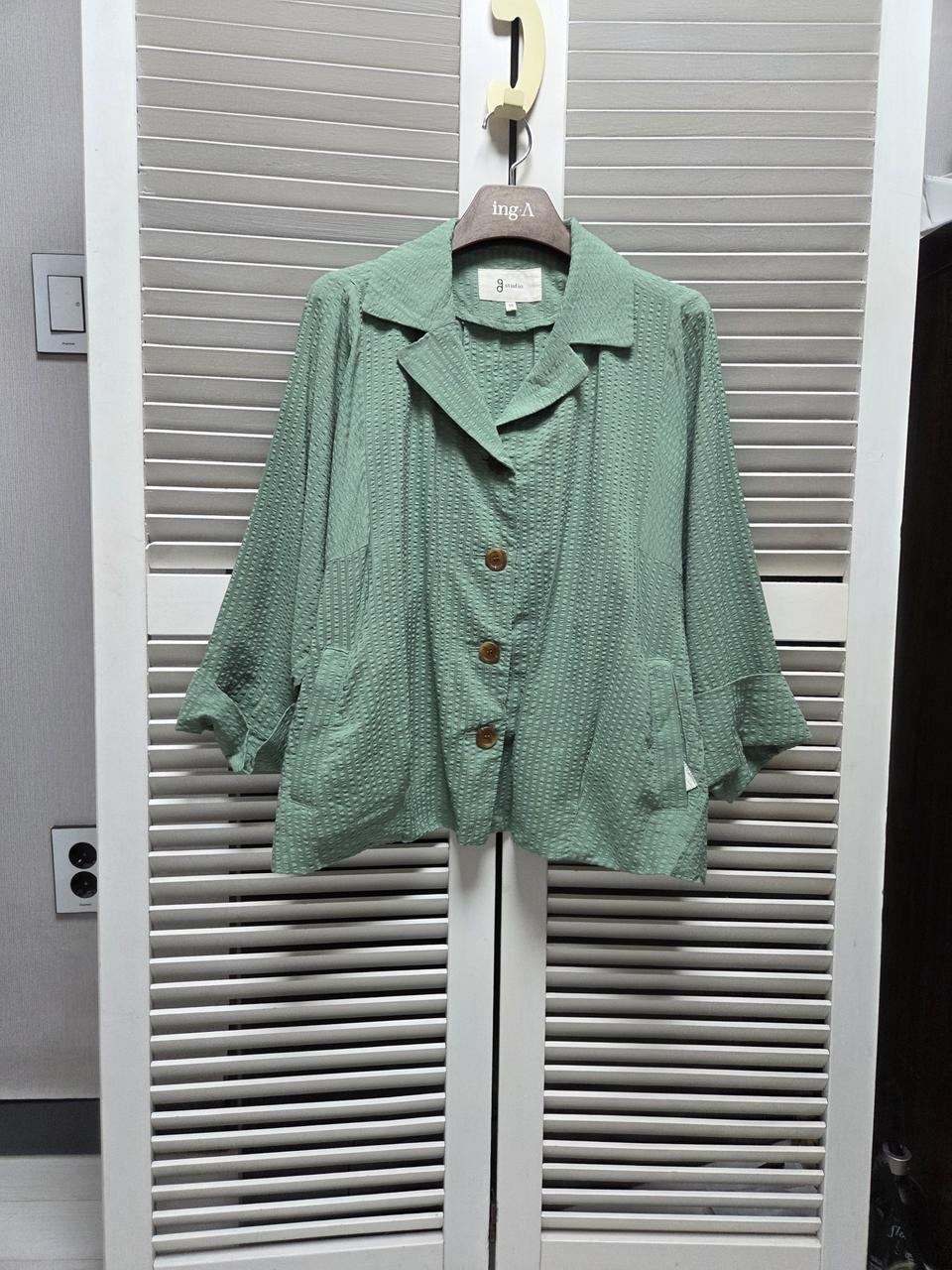 지스튜디오 시어서커 자켓