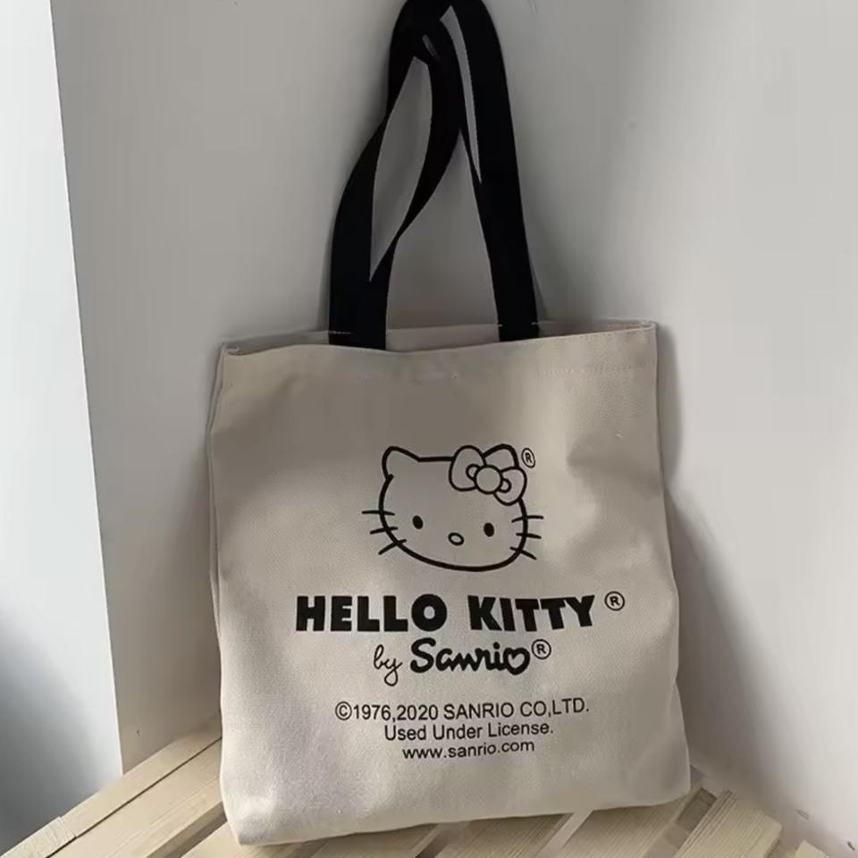 (새상품)헬로키티 캔버스 토트백 에코백