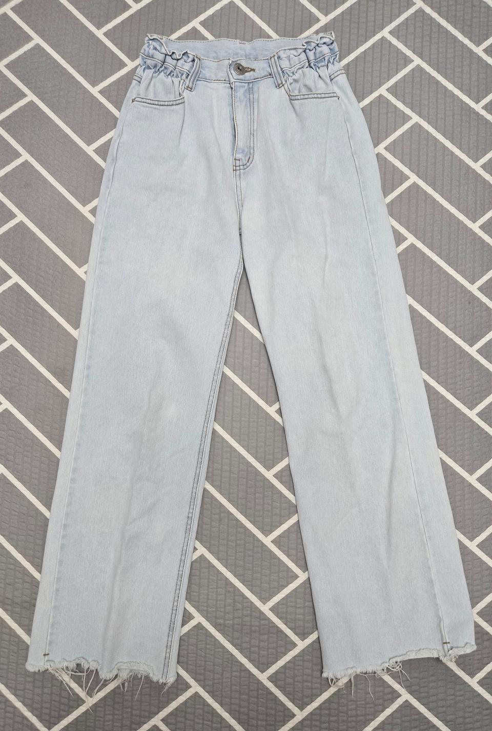 연청 와이드 데님 팬츠