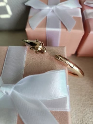 14K핑크골드팔찌