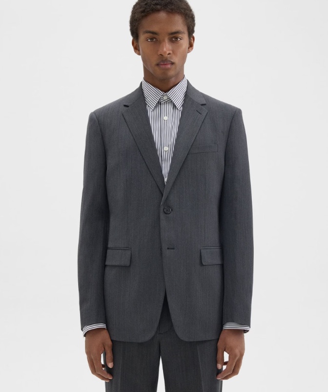 (새상품) 띠어리 챔버스 헤링본 수트 자켓 / 메이어 헤링본 수트 팬츠