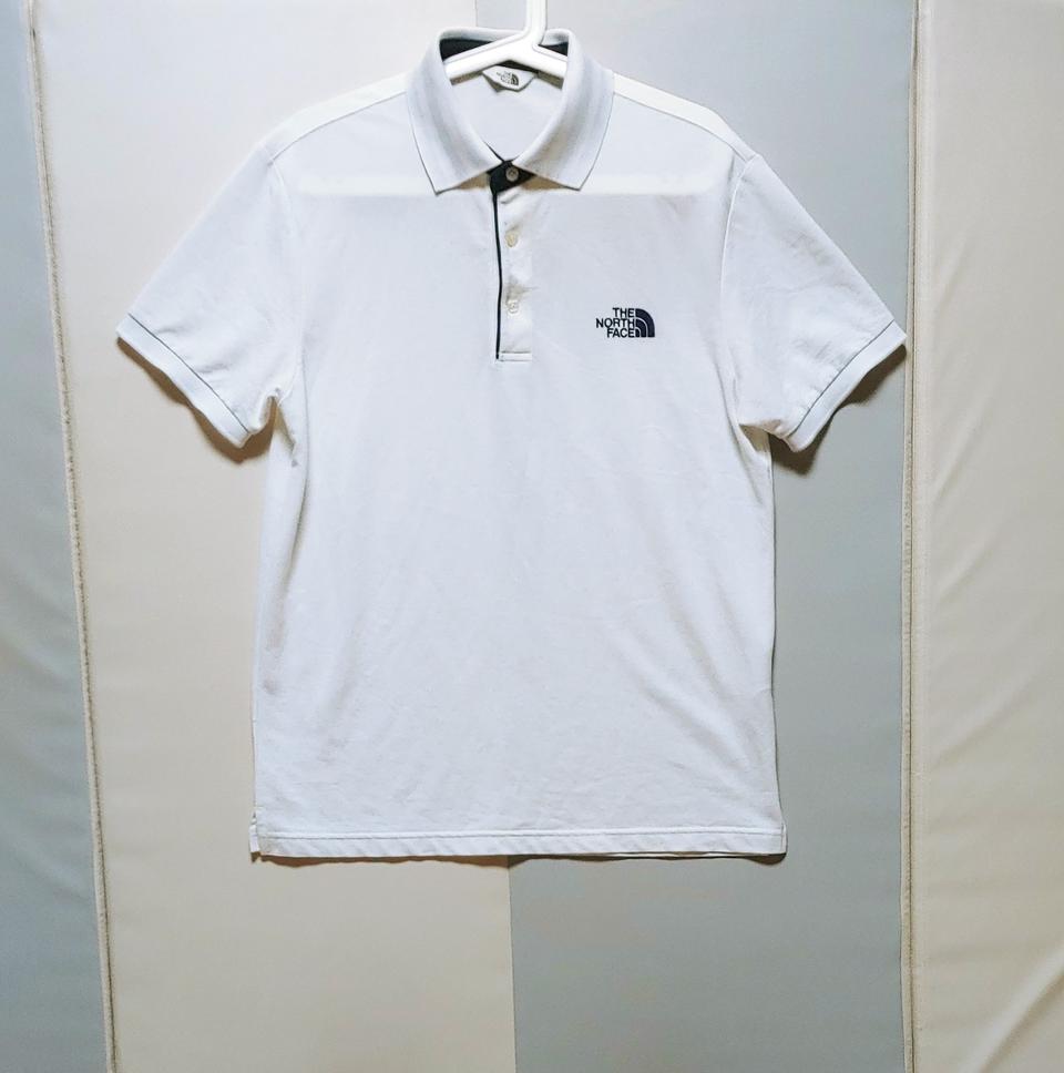 [XL] 노스페이스 카라 반팔티 화이트391