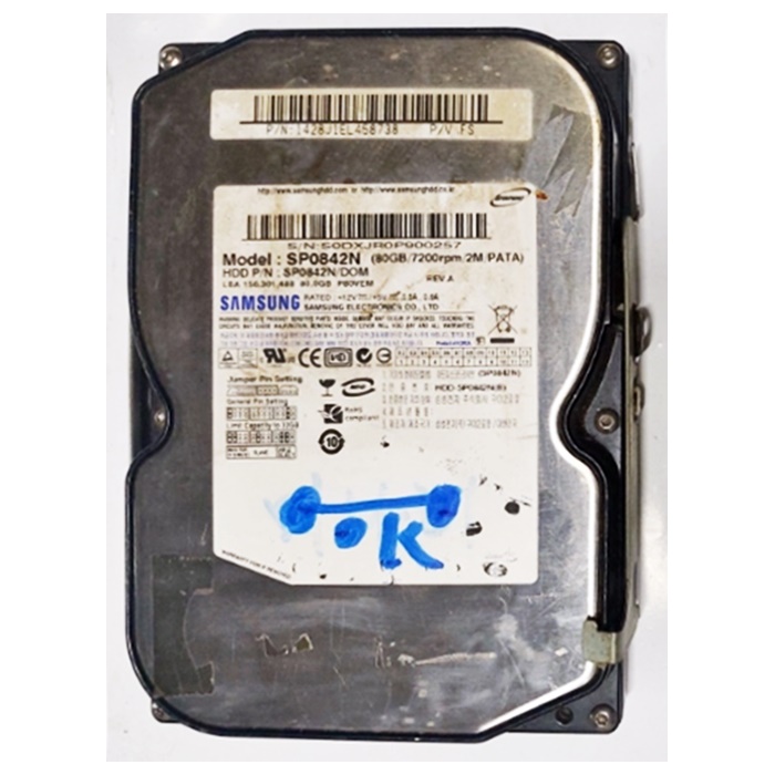 중고 HDD SAMSUNG SP0842N DOM 80G 