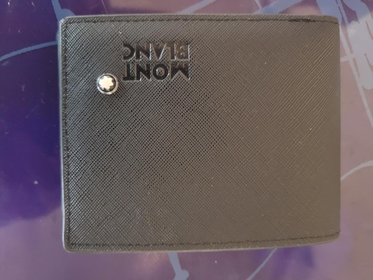 몽블랑 가죽 반지갑