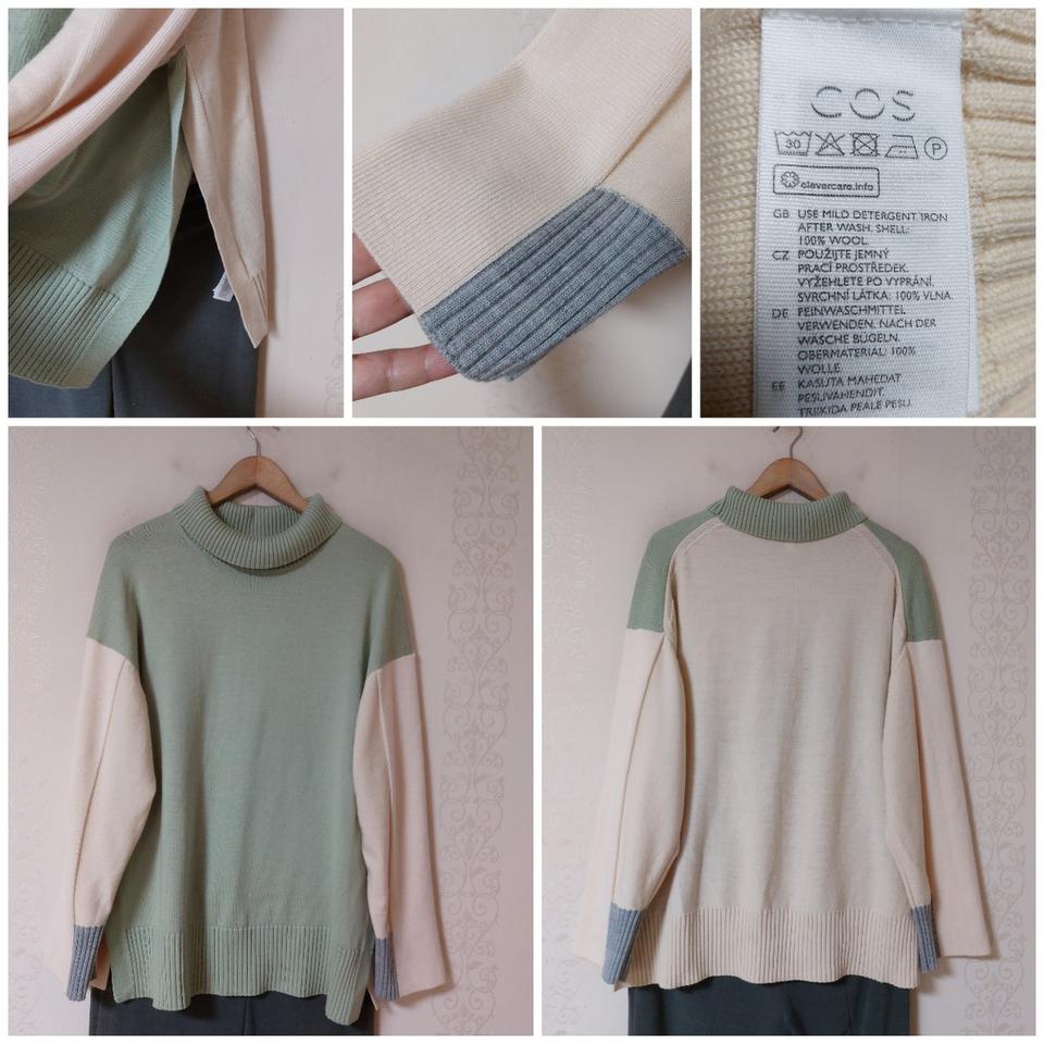 코스 반 넥 옆트임 니트 77~88