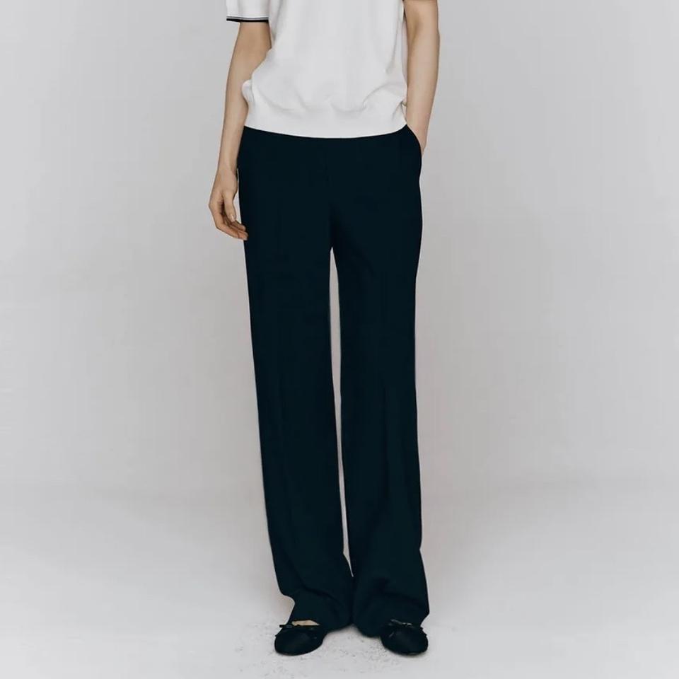 지오다노 스트레이트 쿨 슬랙스 블랙 25