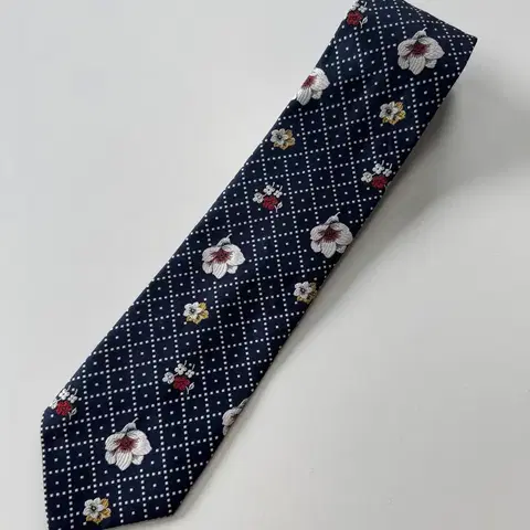 빈티지 패턴 넥타이 9.7cm