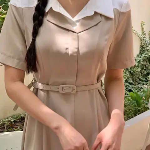 새상품 리리앤코 카라 롱원피스 77