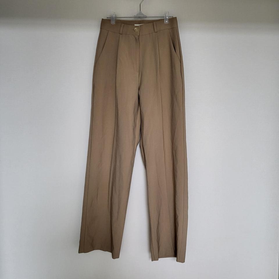 98도씨 베이지 핀턱 슬랙스 팬츠 XS