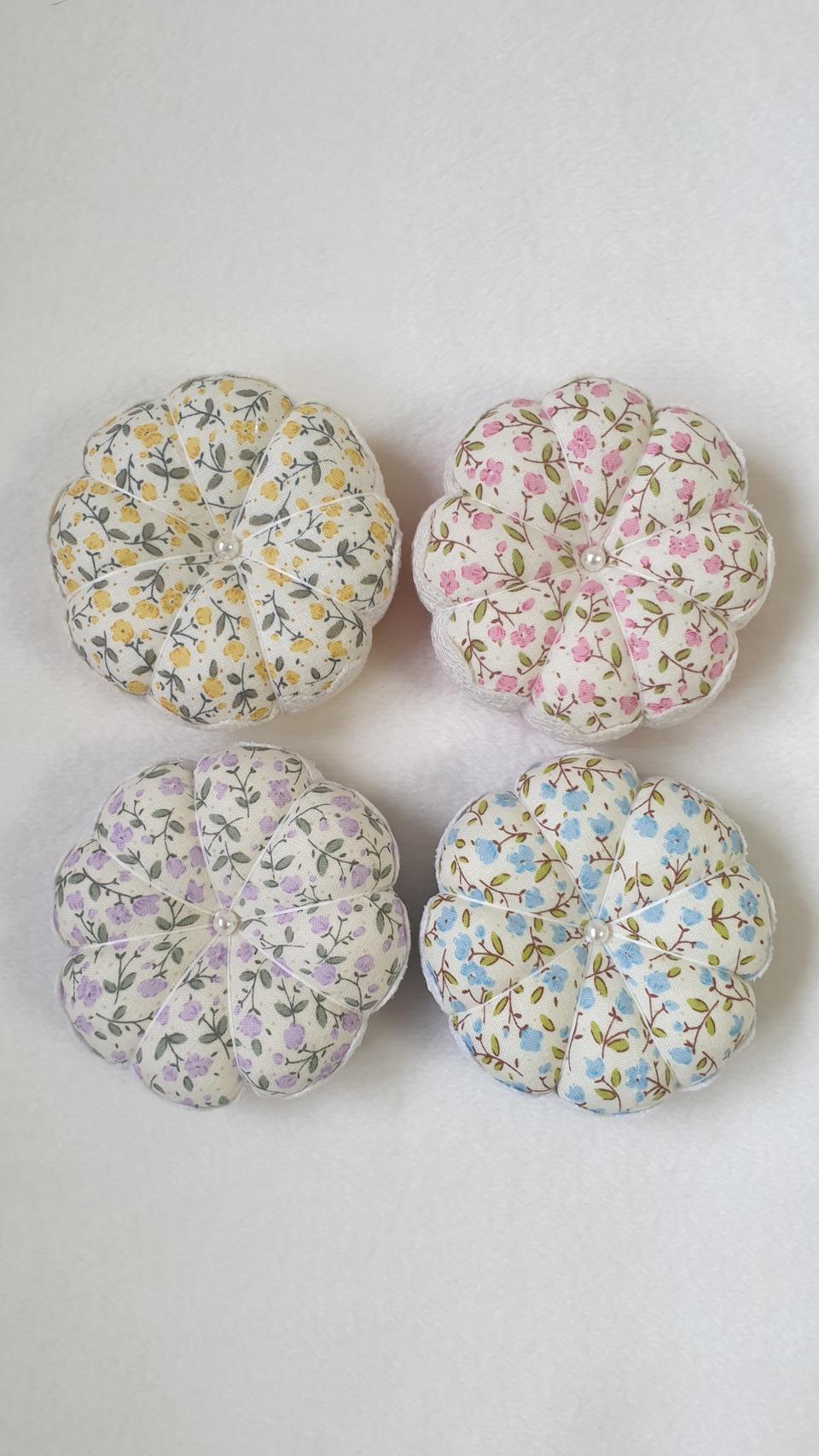 배색 레이스 호박핀쿠션_개당