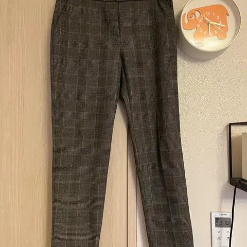 27) 퀄리티좋은 슬림핏 밴딩 체크 슬랙스