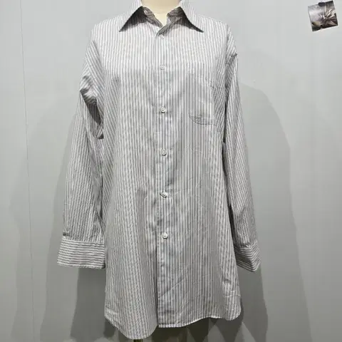 랑방 스트라이프 긴팔 셔츠 남방