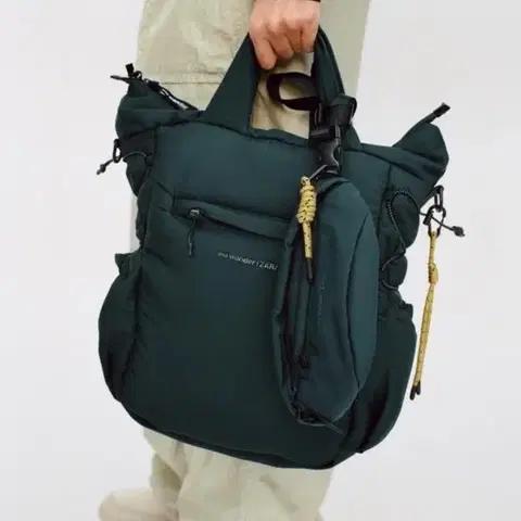 자라 퀼팅 백 X AND WANDER 앤드원더 콜라보제품