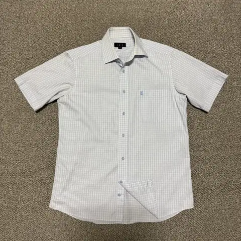 95 닥스 체크 반팔 셔츠