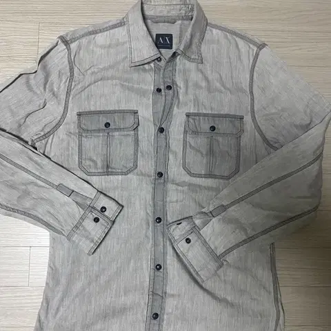 알마니 워싱 데님 셔츠
