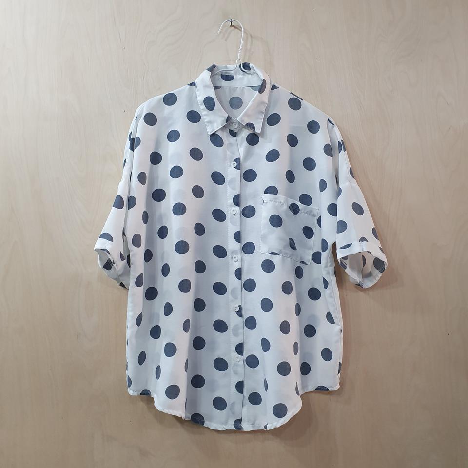 도트무늬 셔츠