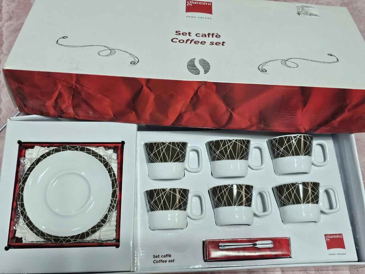 지안니니 에스프레소잔 6인조세트 새제품