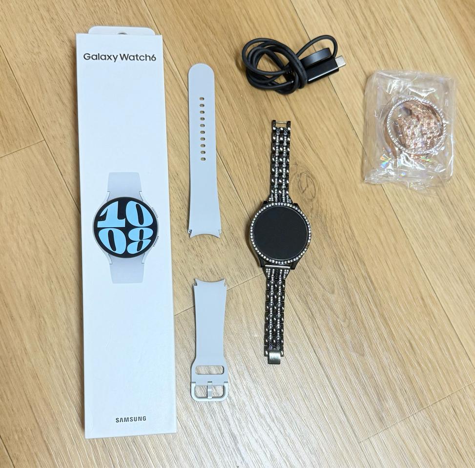 갤럭시 워치6 44mm 실버 셀룰러 풀박스