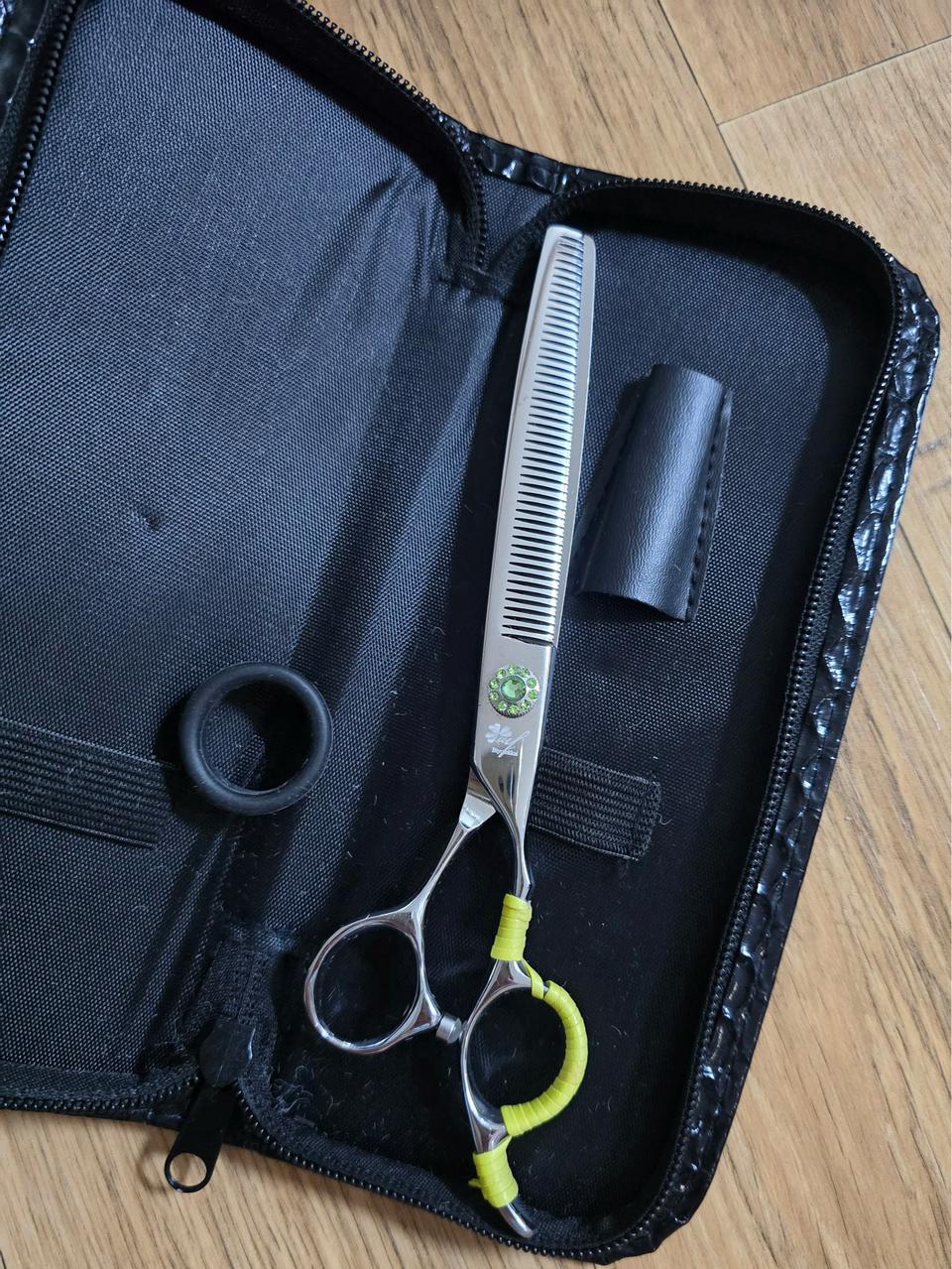 비요세까이 애견미용 7.5숱가위(초보자가능)