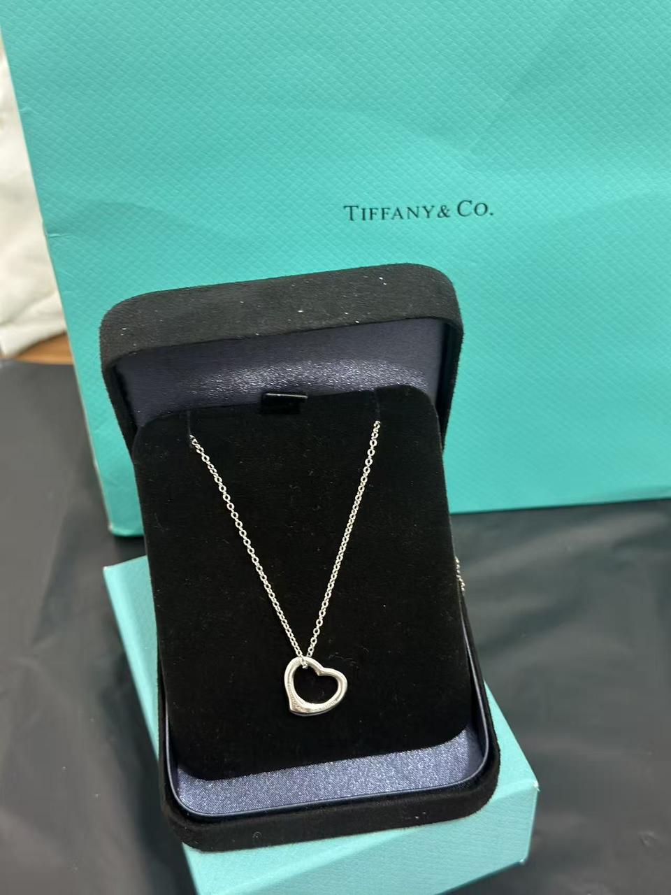티파니앤코 엘사 퍼레티 오픈하트 목걸이