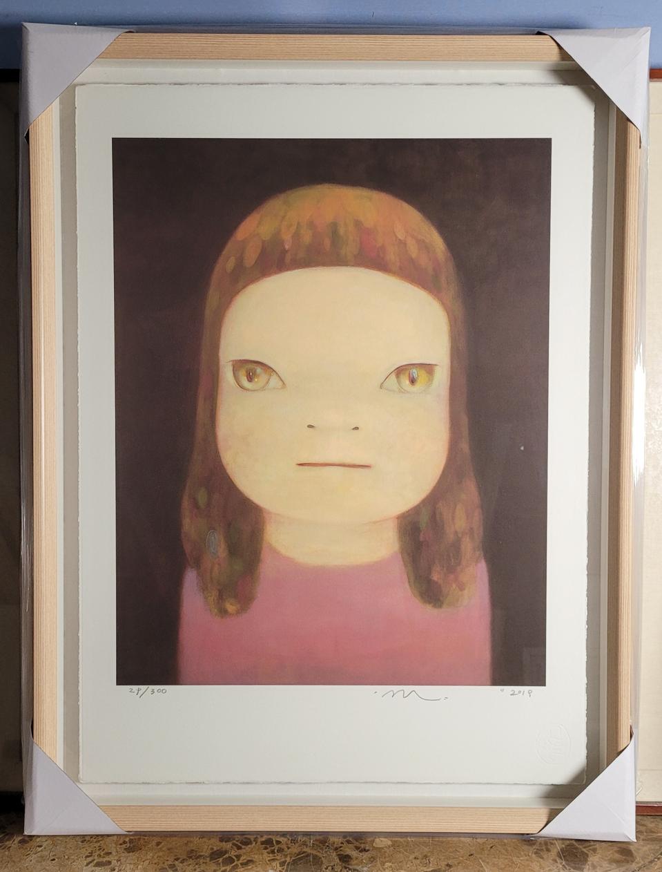 나라 요시토모 그림액자 판화 에디션