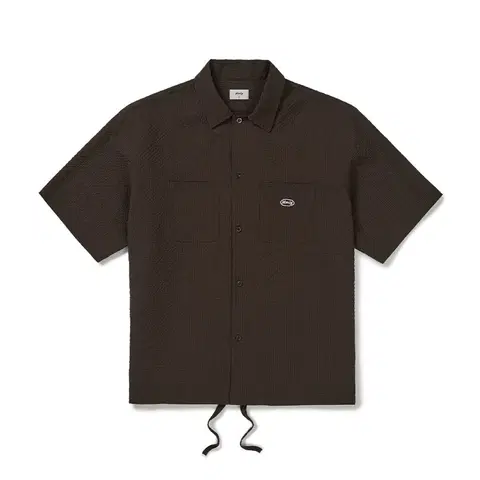 새상품)[m] Mmlg 엠엠엘지 시어서커 스트링 하프 반팔 셔츠