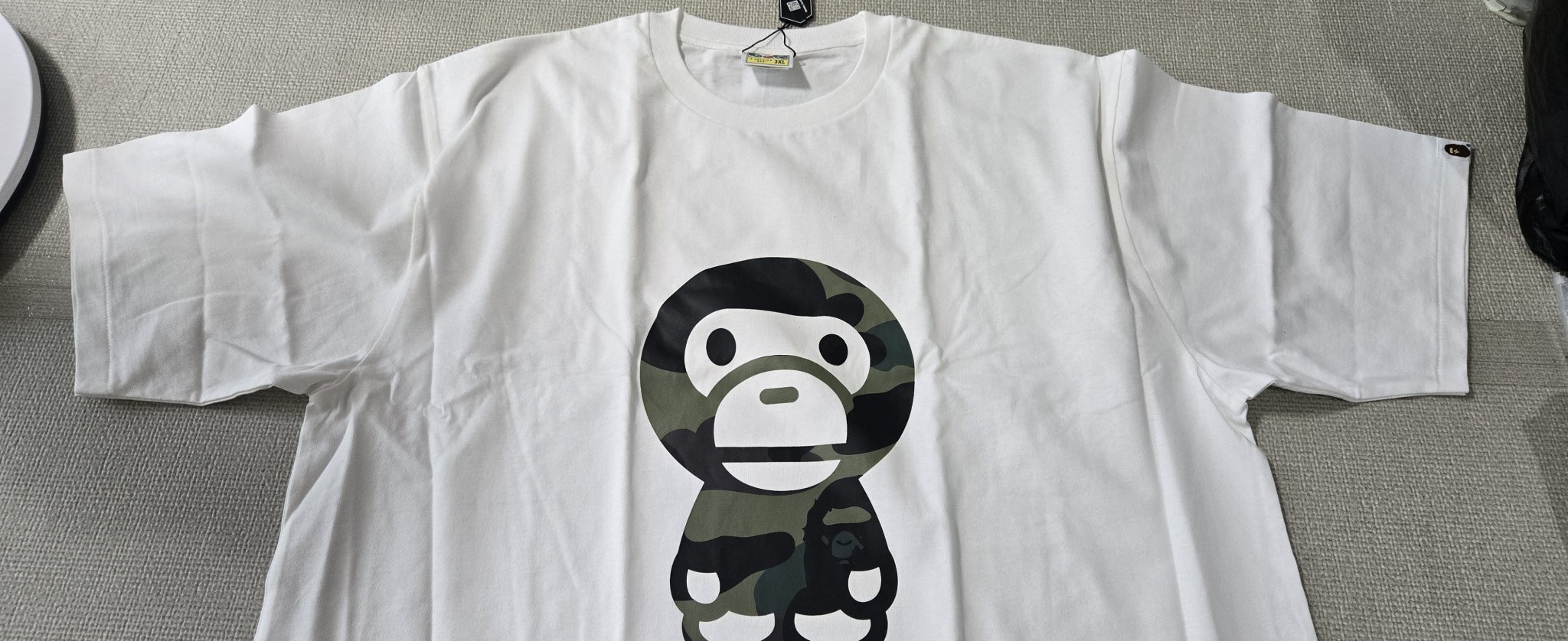 베이프 반팔 티셔츠 XXXL 사이즈