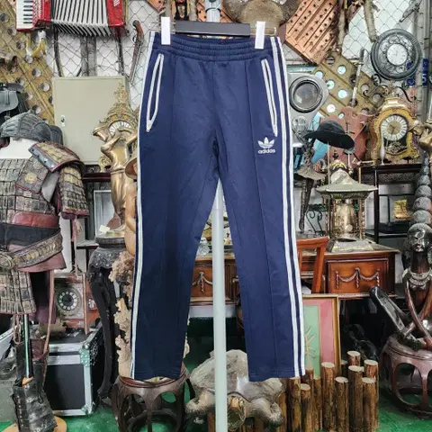 [adidas] 아디다스 네이비 화이트 삼선 유로파 져지팬츠 90