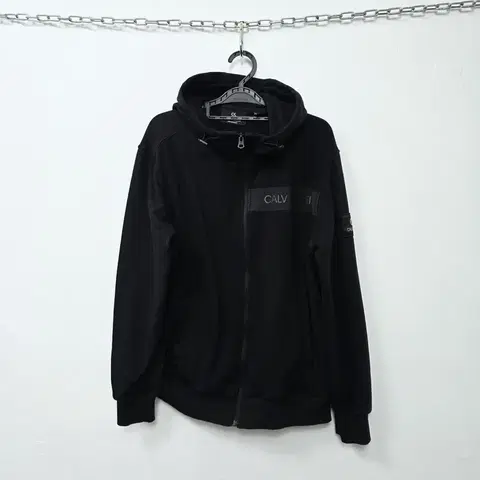 [캘빈클라인] 여성 기모 후드집업 L